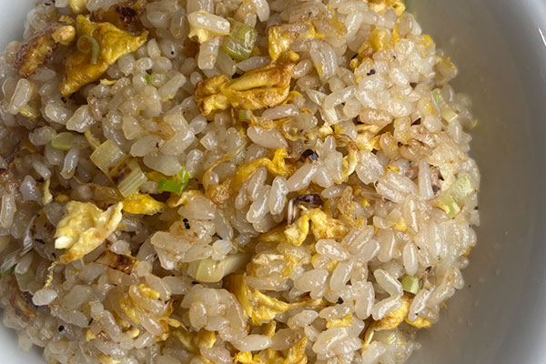 【中華】炒飯、ごま団子